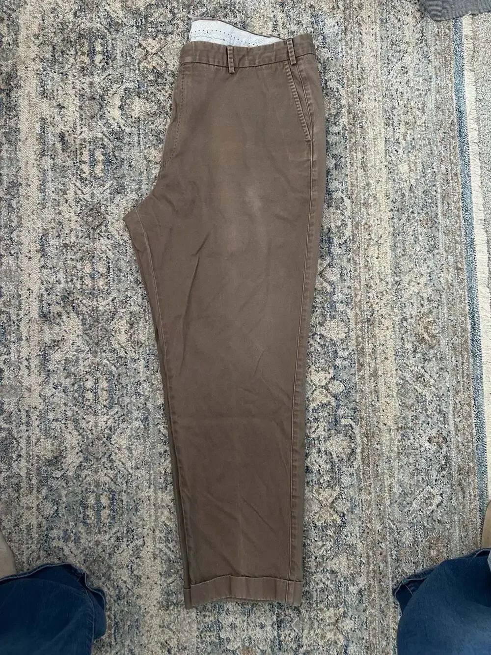 Peter Millar Men's Brown Cotton Chino Casual Pants Size 42